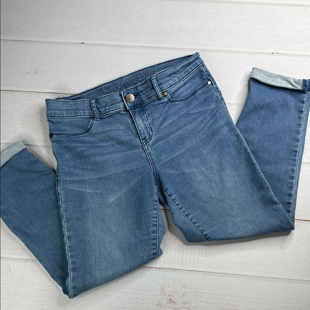 Juicy Couture Skinny Jeans Rolled Cuff Size 6